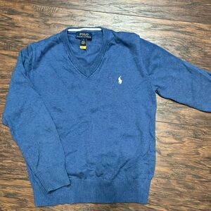 Polo Ralph Lauren boys size 7 sweater in blue